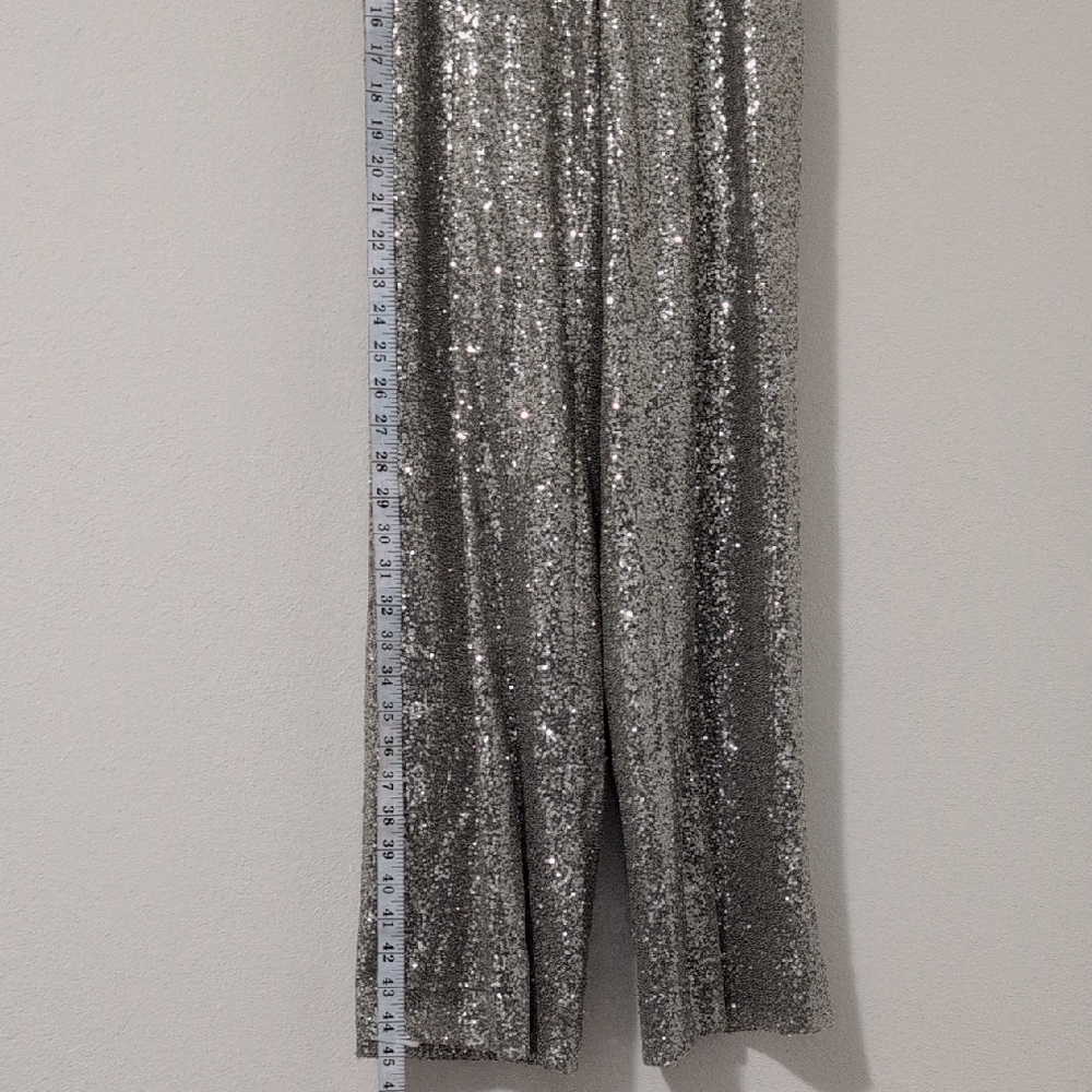 Welles Embellished Wide-Leg Pant. Ralph Lauren Collection - Picture 6 of 12